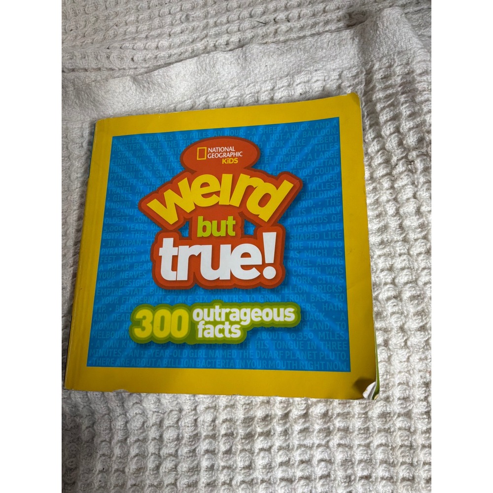 Educational Kids National Geographic Weird But True Book OS Yellow